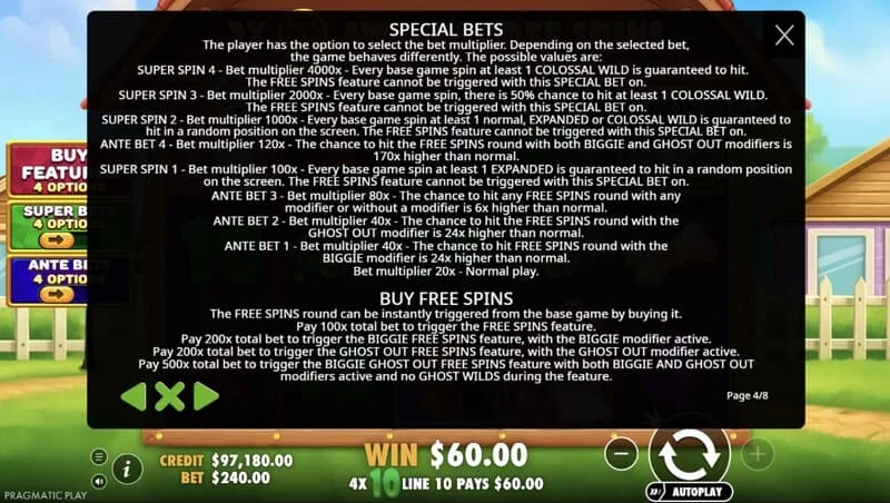 The Big Dog House - Free Spins พร้อม Wilds ที่ค้างอยู่